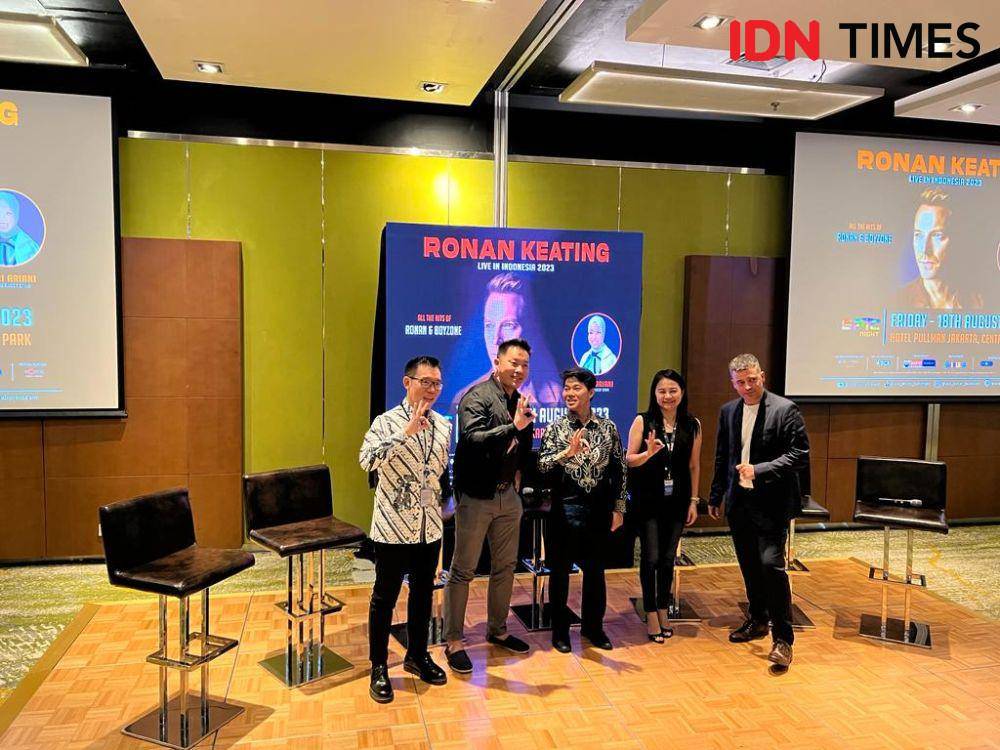 Suasana konferensi pers konser Ronan Keating (IDN Times/Wahyu Kurniawan)