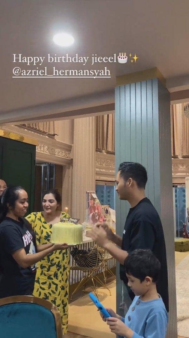 kejutan ulang tahun Azriel Hermansyah (instagram.com/deandaputeri)