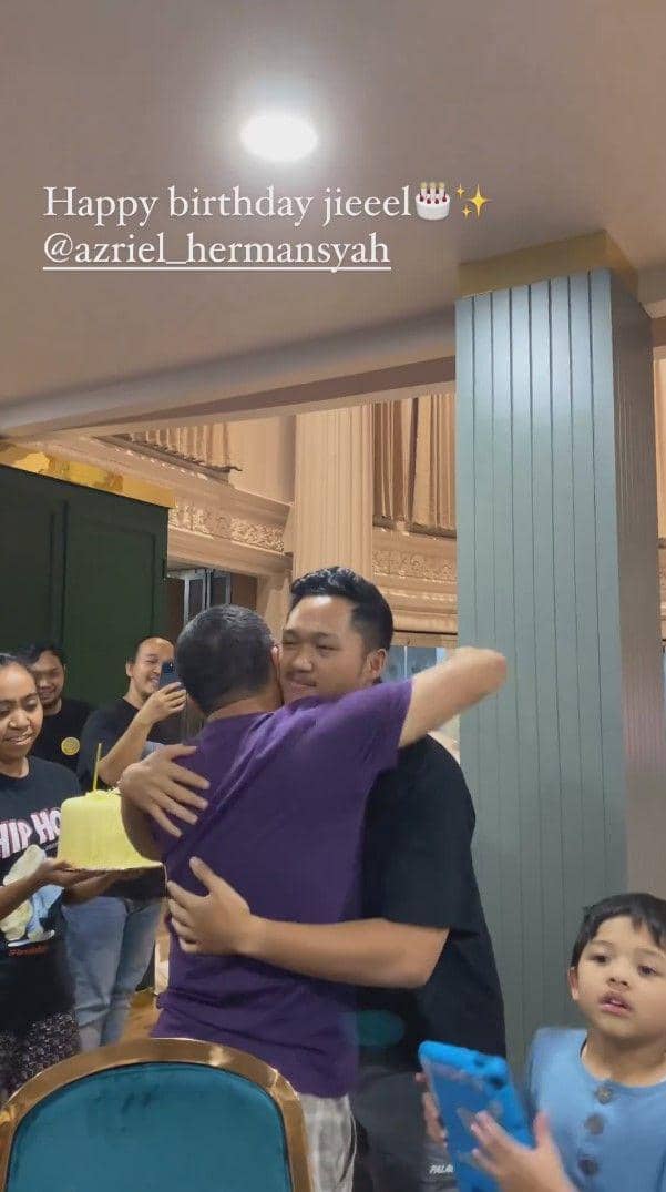 kejutan ulang tahun Azriel Hermansyah (instagram.com/deandaputeri)