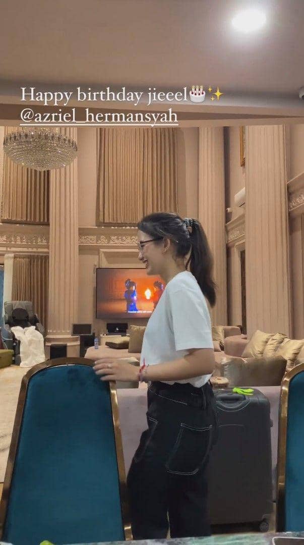 kejutan ulang tahun Azriel Hermansyah (instagram.com/deandaputeri)