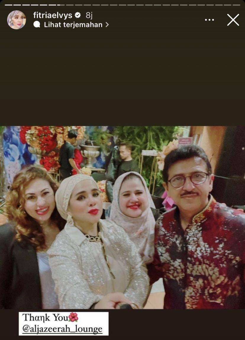 potret ultah ke-72 Elvy Sukaesih (Instagram.com/fitriaelvys)