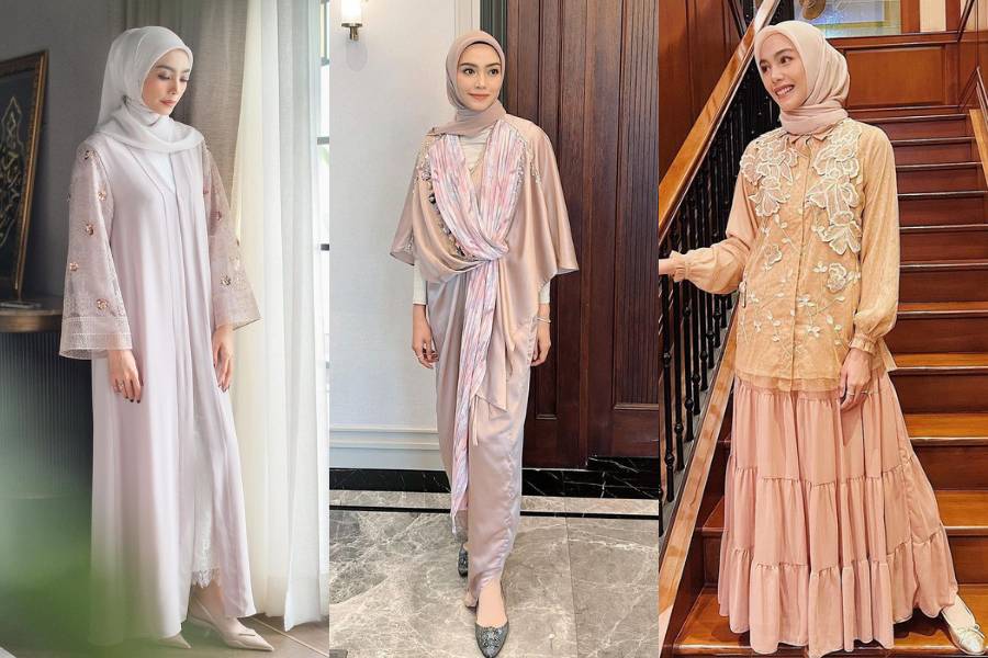 Gaya busana Milka Anisya. (instagram.com/milkanisa)
