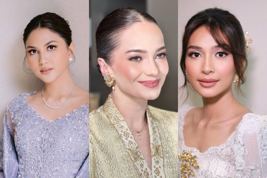 Makeup lamaran. (instagram.com/philipekarunia | instagram.com/jscmila | instagram.com/vagueskin)