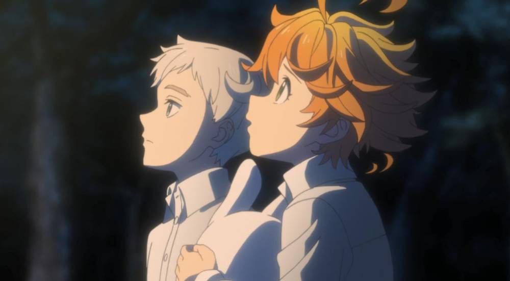 Norman dan Emma dari anime The Promised Neverland (2019) (dok. CloverWorks)