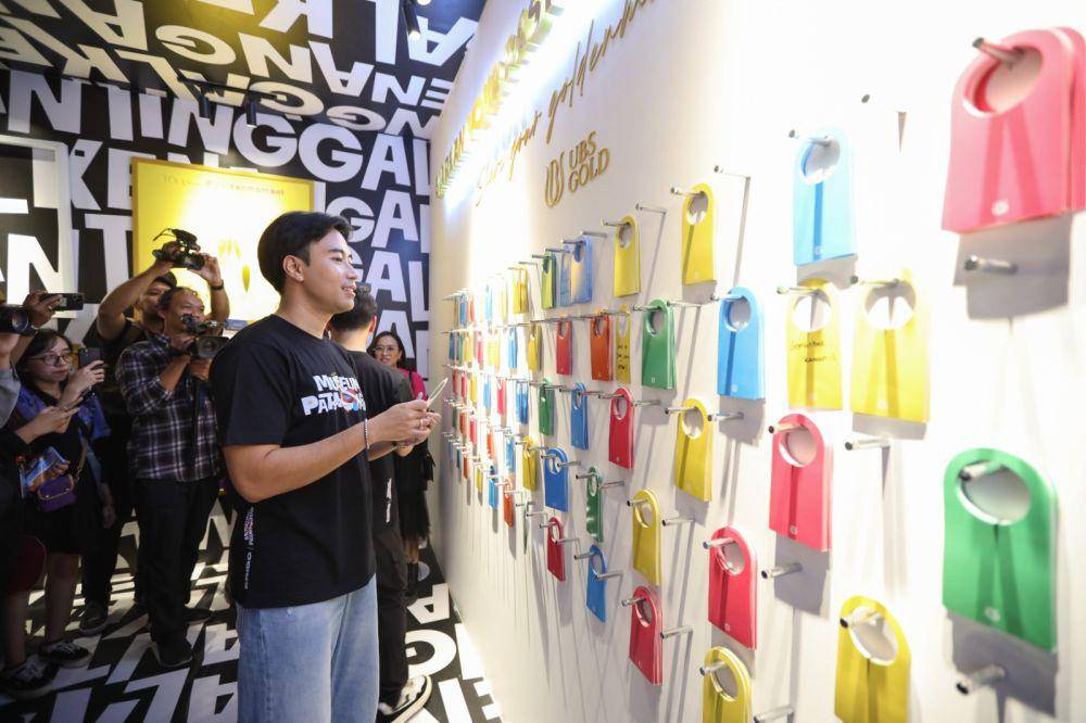 Afgan di instalasi seni UBS Gold (Dok.UBS Gold)