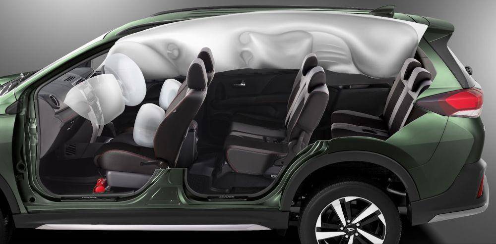 Sistem keamanan 6 SRS Airbag (Dok. Daihatsu)