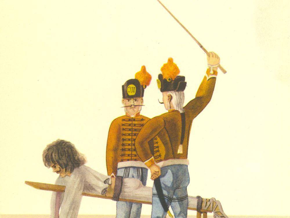 ilustrasi hukuman cambuk (commons.wikimedia.org/Alavoine)