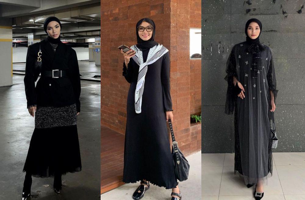 9 Referensi Gaya All Black Outfit ala Fita Wulansari, Stunning!