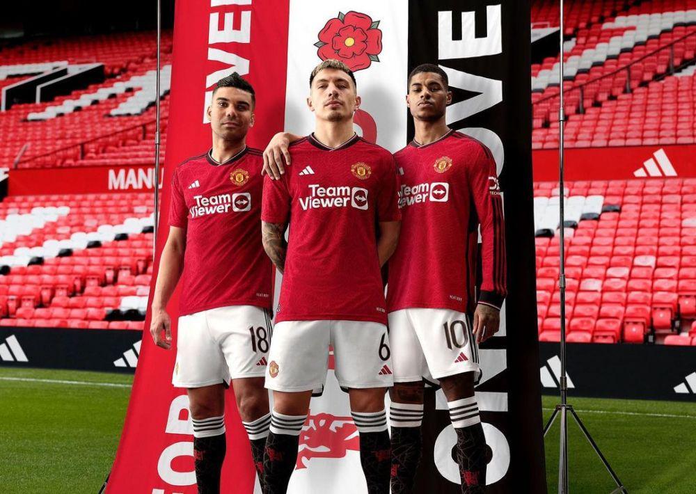 Jersey Kandang Baru Manchester United untuk 2023/2024, Merah Merona!