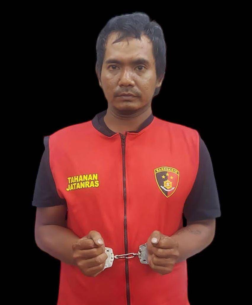 Pelaku ranjau paku gembos ban yang meresahkan warga Surabaya. (Dok. Polrestabes Surabaya).