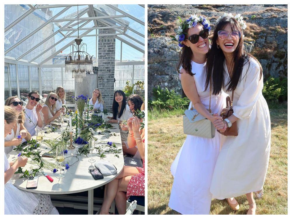 Ini 8 Potret Raline Shah Ikut Festival Midsommar, Bareng Teman Bule!