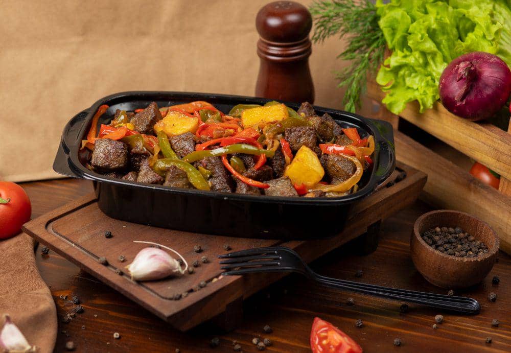 ilustrasi Tumis Sapi Mentega 