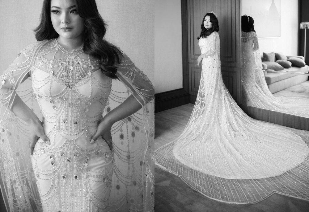 wedding dress rancangan Monica Ivena (instagram.com/monicaivena)