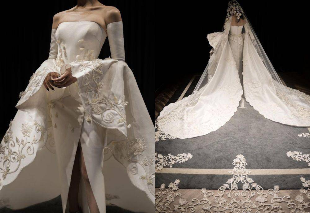 wedding dress rancangan Monica Ivena (instagram.com/monicaivena)