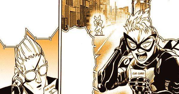 Mad Devil Yankee meminta bantuan ( Dok. tonarinoyj.jp/One Punch Man )