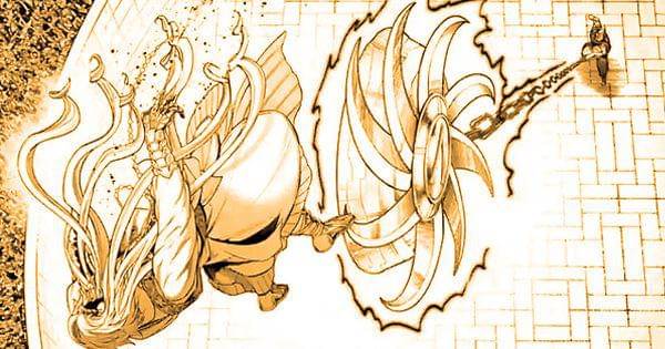 Serangan Leonidas berhasil membuat Apollo terluka ( Dok. Comic Zenon / Record of Ragnarok )