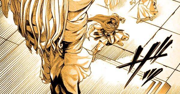 Leonidas menghancurkan patung Apollo ( Dok. Comic Zenon / Record of Ragnarok )