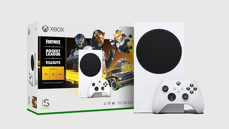 konsol Xbox Series S edisi khusus Fortnite, Rocket League, dan Fall Guys (xbox.com)