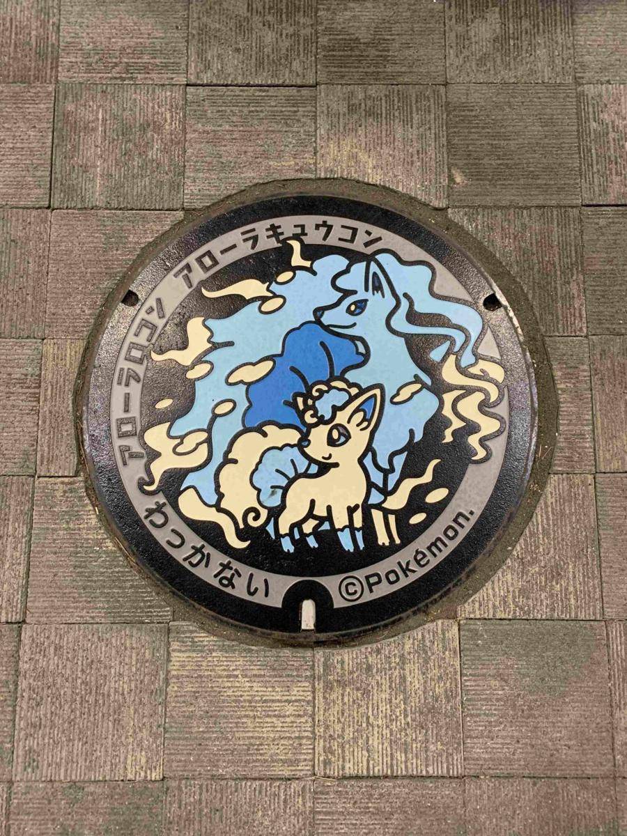 potret tutup lubang got desain Pokemon (reddit.com/user/souji5okita)