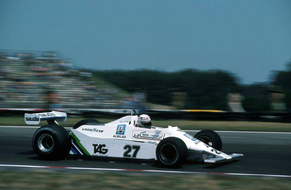 Alan Jones menjuarai GP Austria 1979 bersama tim Williams Ford. (twitter.com/Williams Racing)