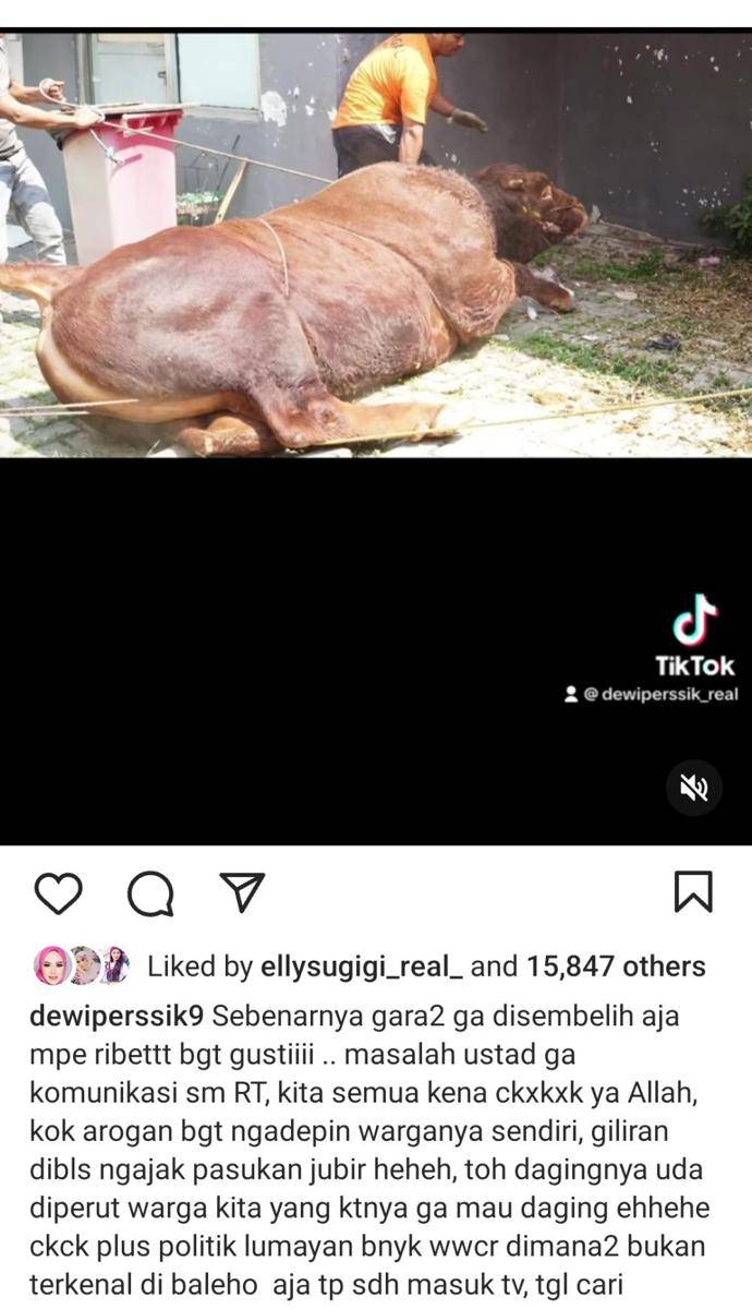 Kabar terbaru Dewi Perssik (Instagram.com/dewiperssik9)