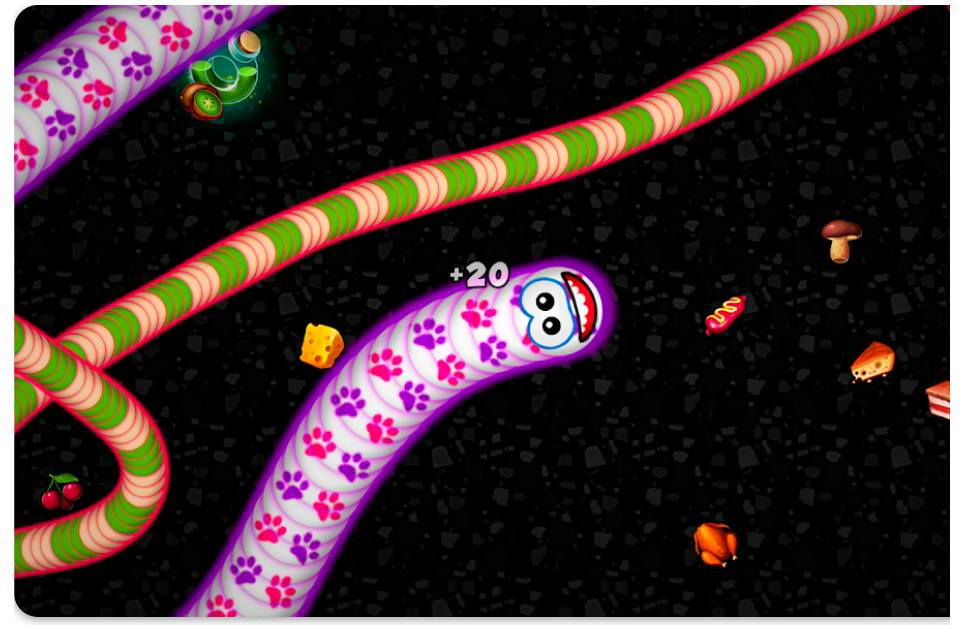 game Worms Zone (dok. CASUAL AZURE GAMES/Worms Zone .io - Hungry Snake)