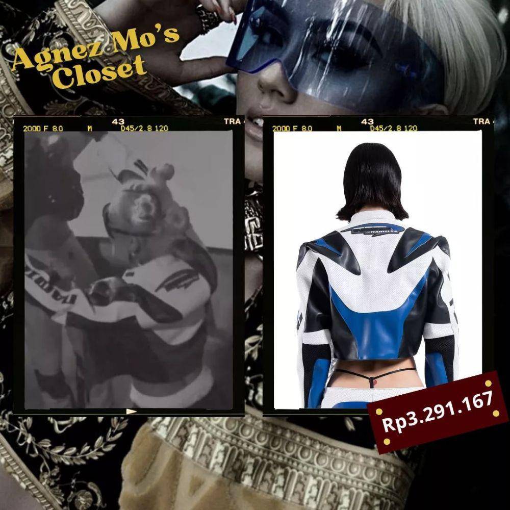 harga outfit Agnez Mo di MV Get Loose (instagram.com/agnezmocloset)
