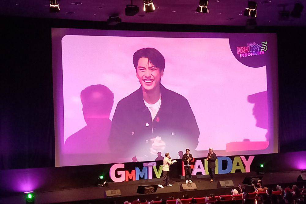 Ohm Pawat di GMMTV FANDAY 5 IN INDONESIA (dok. Pribadi/Ines Melia)