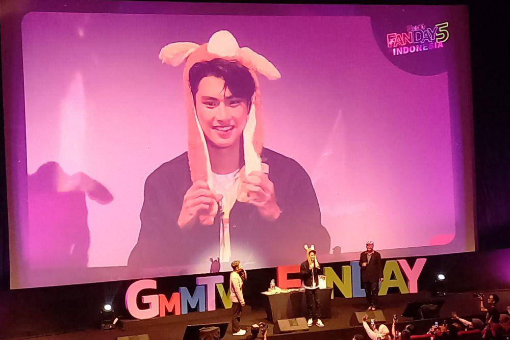 Ohm Pawat di GMMTV FANDAY 5 IN INDONESIA (dok. Pribadi/Ines Melia)