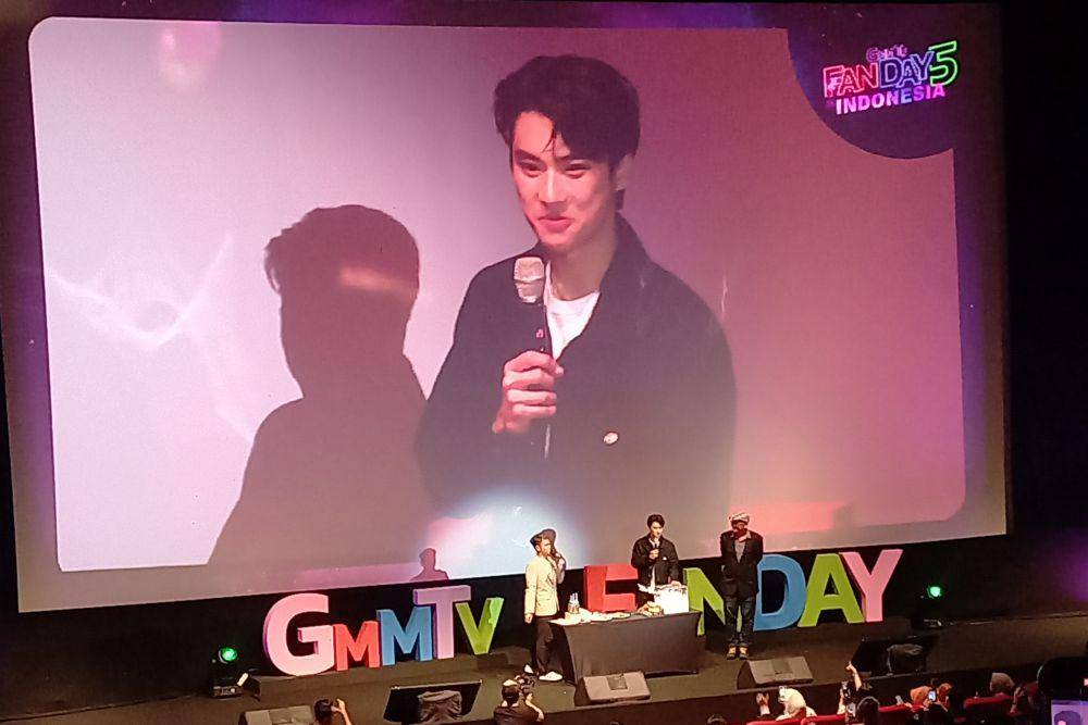 Ohm Pawat di GMMTV FANDAY 5 IN INDONESIA (dok. Pribadi/Ines Melia)