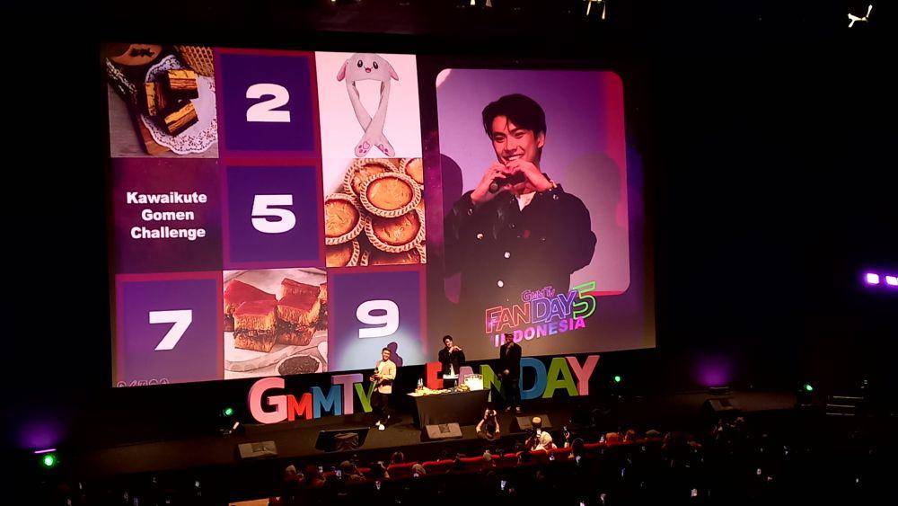Ohm Pawat di GMMTV FANDAY 5 IN INDONESIA (dok. Pribadi/Ines Melia)