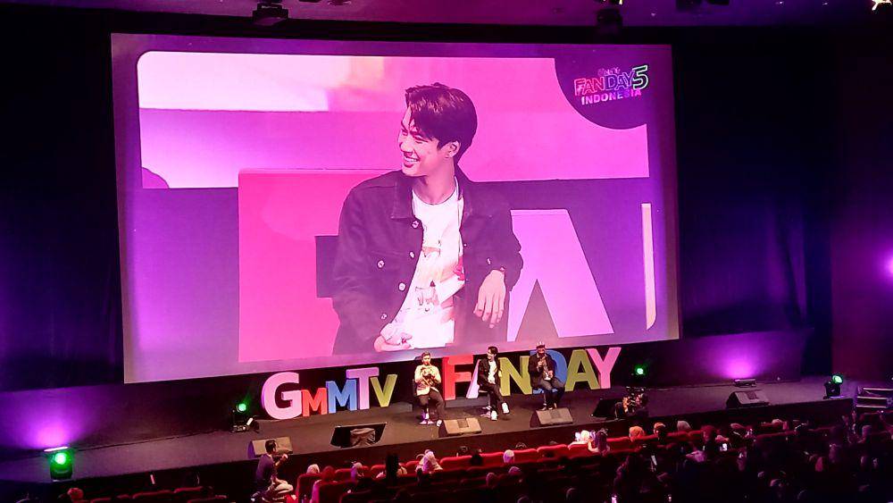 Ohm Pawat di GMMTV FANDAY 5 IN INDONESIA (dok. Pribadi/Ines Melia)