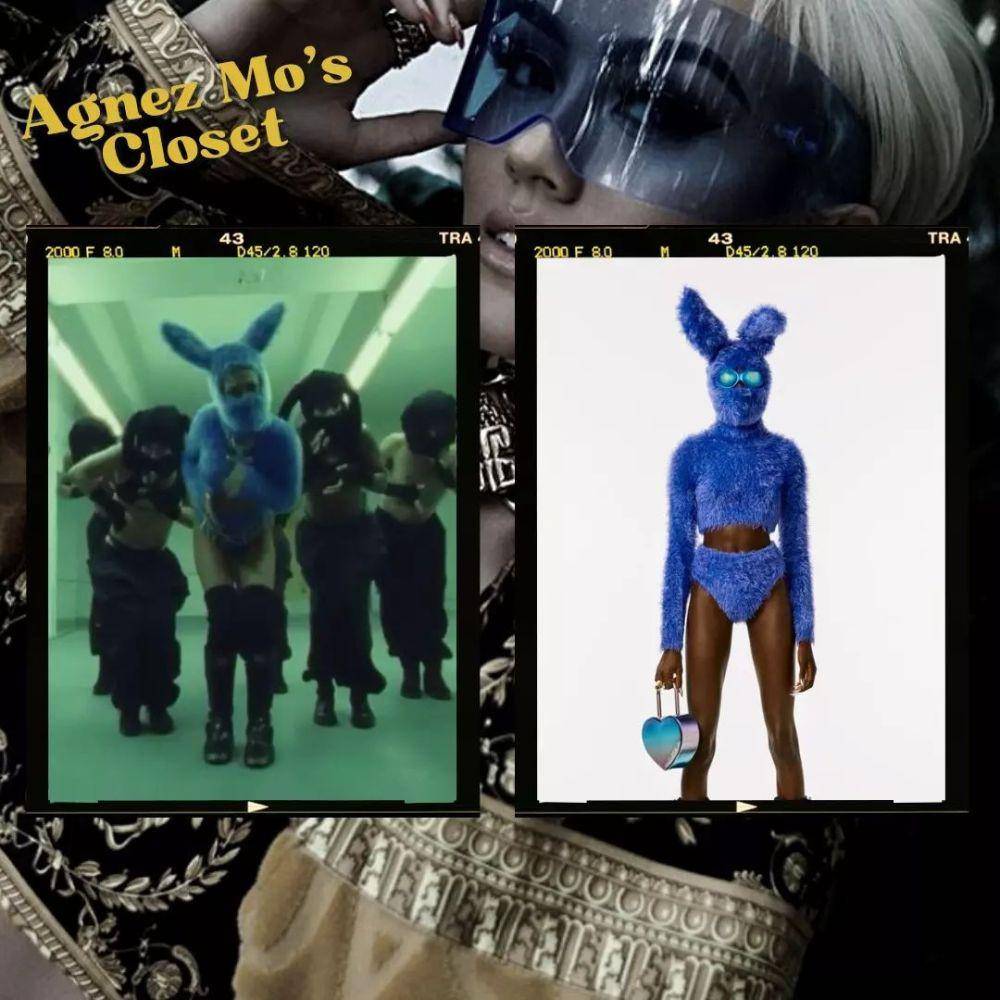 harga outfit Agnez Mo di MV Get Loose (instagram.com/agnezmocloset)