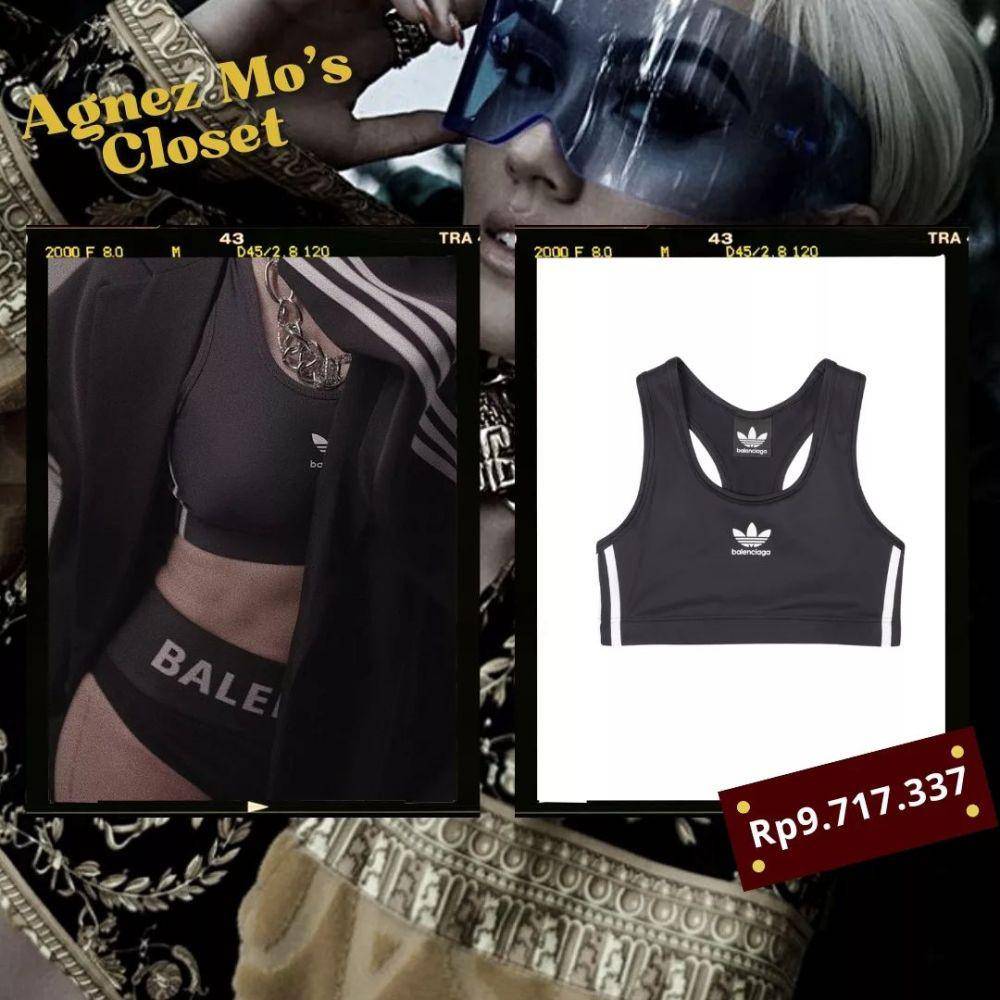 harga outfit Agnez Mo di MV Get Loose (instagram.com/agnezmocloset)