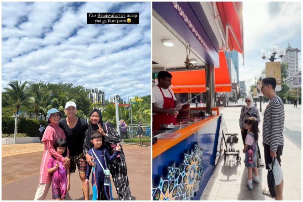 8 Potret Liburan Keluarga Nycta Gina ke Malaysia, Main di Legoland!
