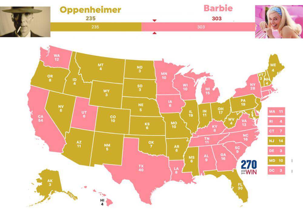 meme barbie vs oppenheimer (twitter.com/RadioGuyChris)