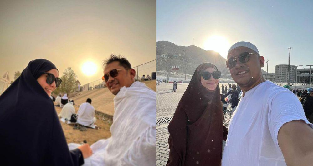 8 Perjalanan Haji Zaskia Adya Mecca dan Hanung Bramantyo, Romantis!