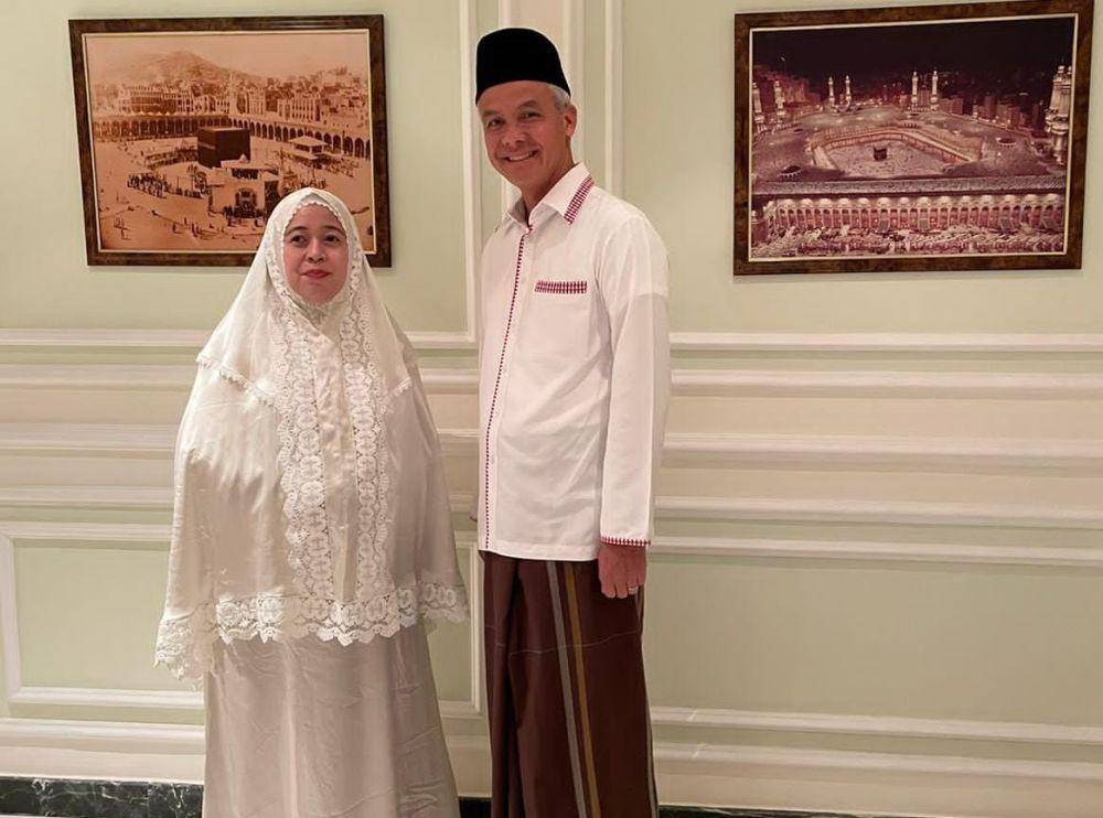 Ganjar Pranowo dan Puan Maharani melaksanakan ibadah haji (IDN Times/Istimewa)