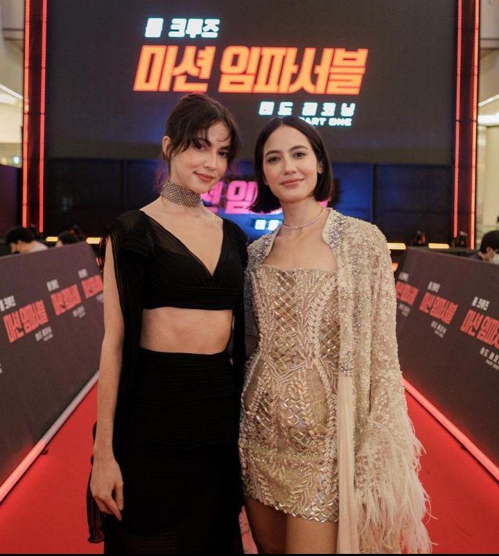 Pevita pearce di Korea (Instagram.com/milkshakesspeare)