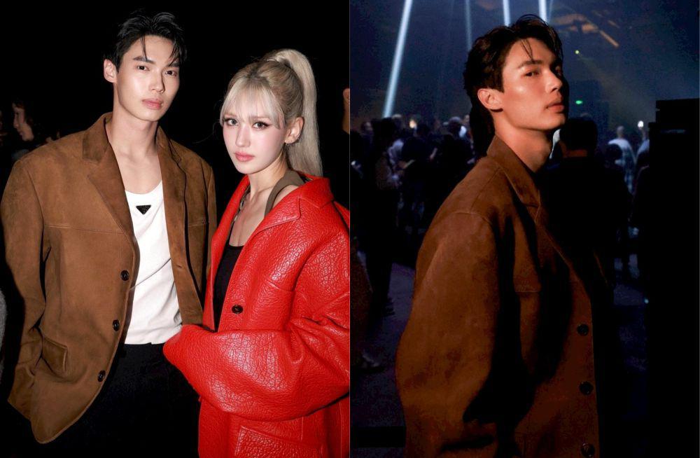 7 Potret Mewah Win Metawin di Event Prada Bangkok, Ketemu Somi!