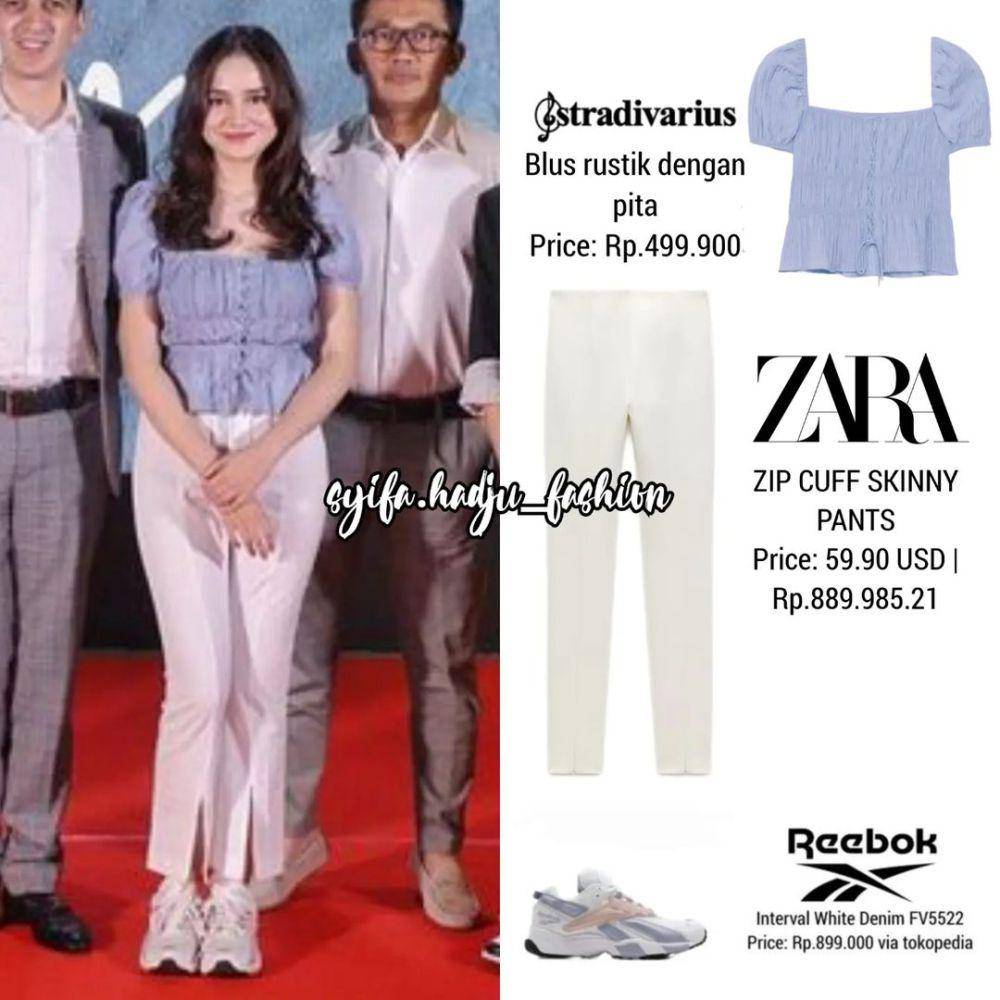 total harga outfit Syifa Hadju (instagram.com/syifa.hadju_fashion)