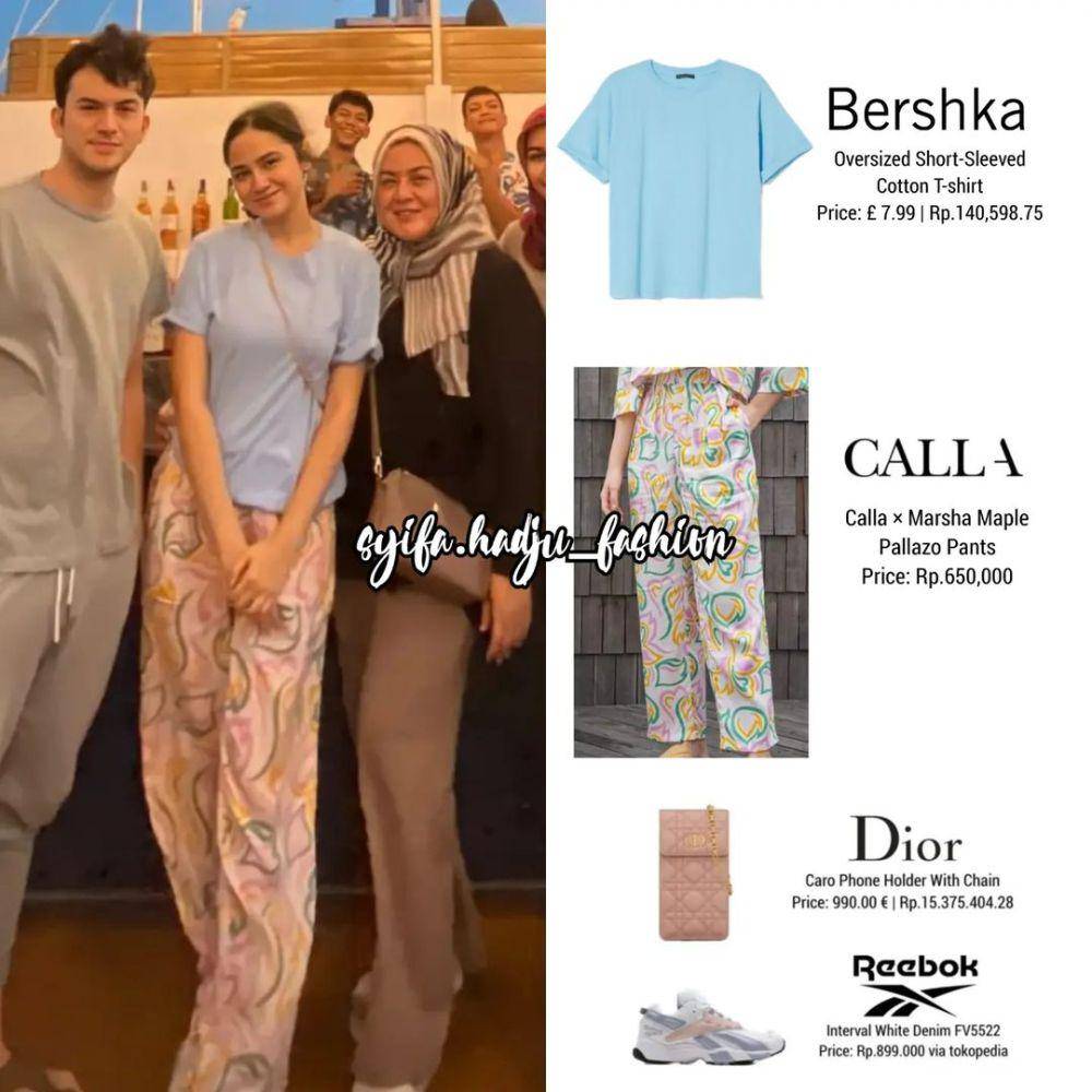 total harga outfit Syifa Hadju (instagram.com/syifa.hadju_fashion)