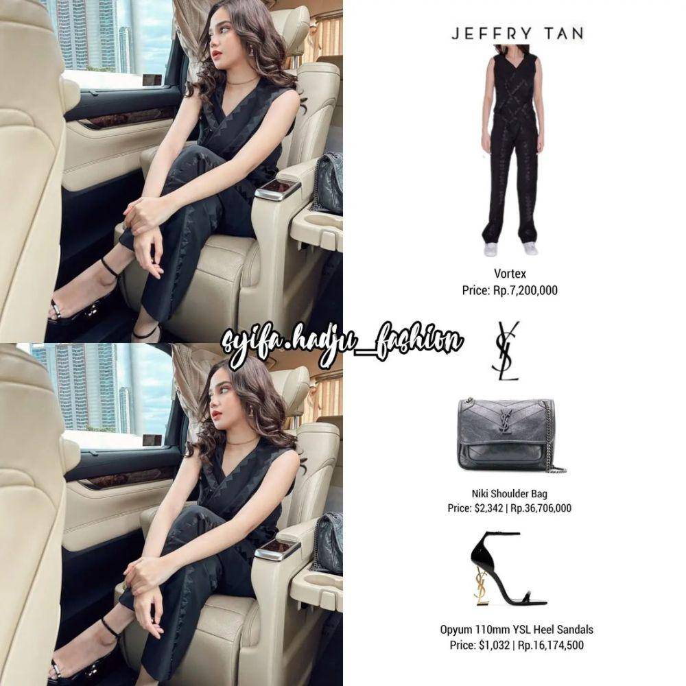 total harga outfit Syifa Hadju (instagram.com/syifa.hadju_fashion)