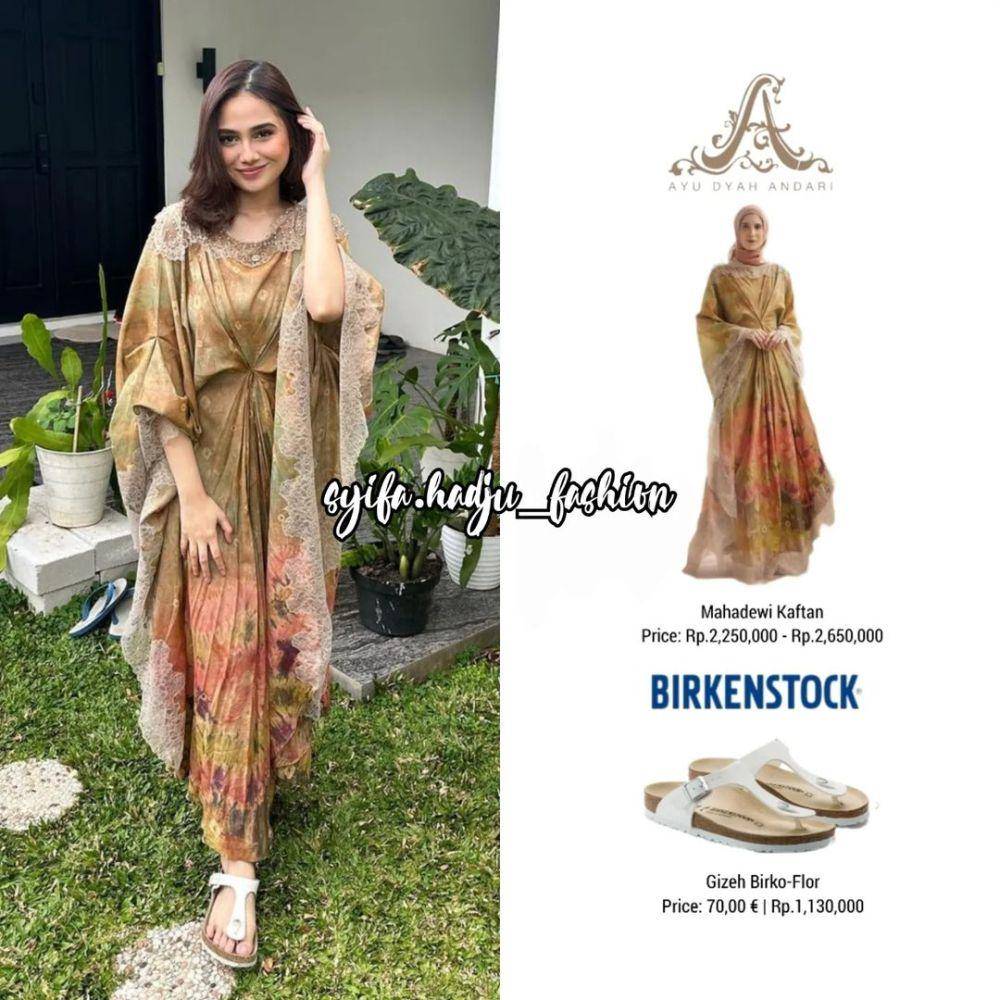 total harga outfit Syifa Hadju (instagram.com/syifa.hadju_fashion)