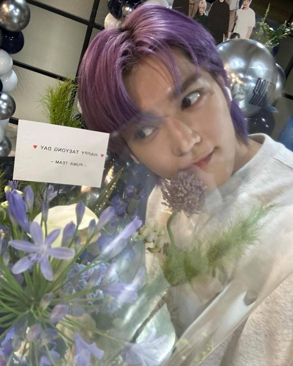 potret seru ulang tahun Taeyong NCT (instagram.com/taeoxo_nct)