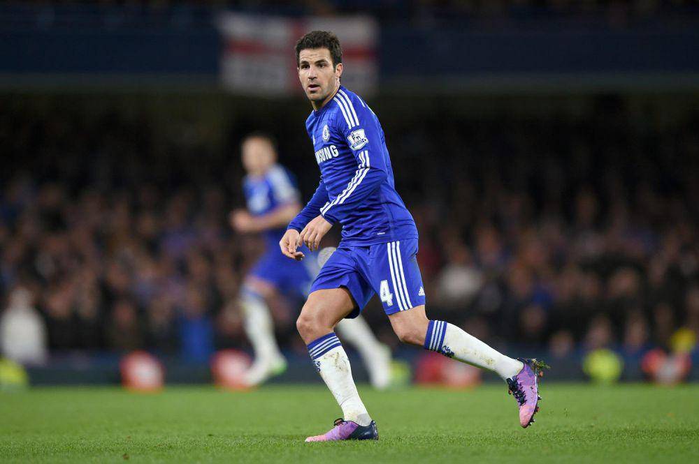 Cesc Fabregas saat membela Chelsea. (twitter.com/ChelseaFC)
