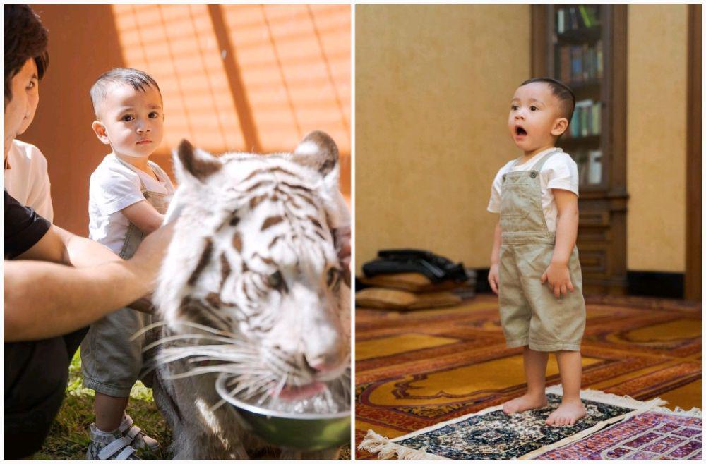 10 Potret Rayyanza ke Rumah Alshad Ahmad, Main dengan Selen!