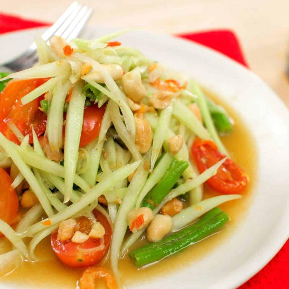 Resep Som Tam, Salad Pepaya Hijau Khas Thailand, Cocok untuk Diet