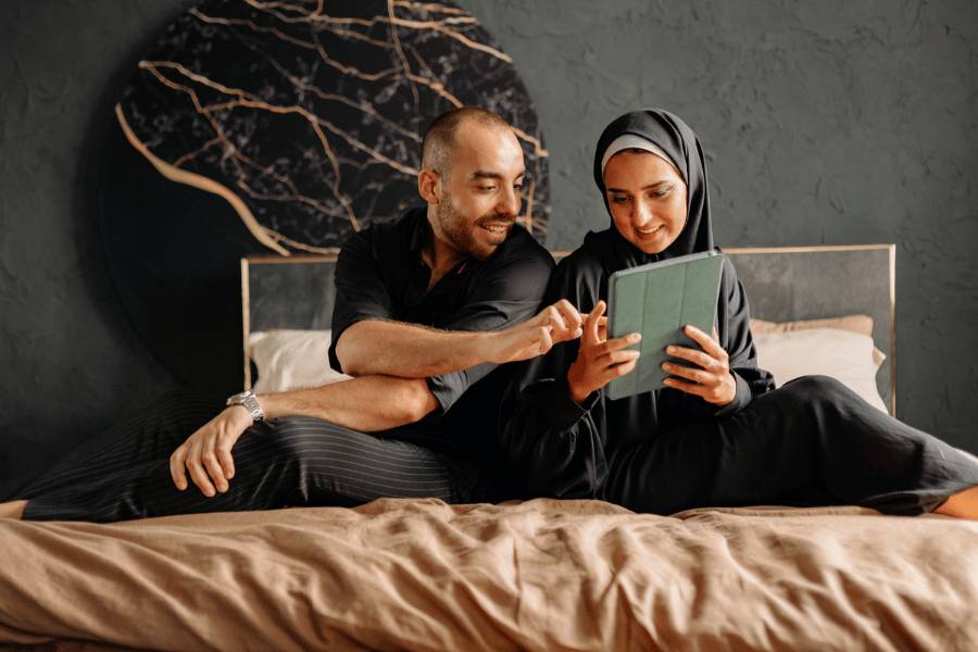 potret ilustrasi pasangan muslim(pexels.com/Yan Krukau)