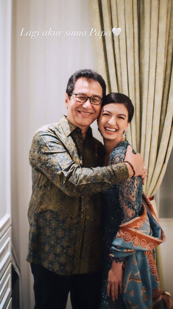 artis di pernikahan anak Bambang Soesatyo (instagram.com/ralineshah)